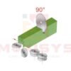 aluminum profile cutting and milling center end millier